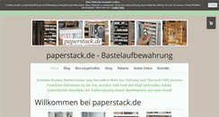 Desktop Screenshot of paperstack.de