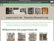 Tablet Screenshot of paperstack.de
